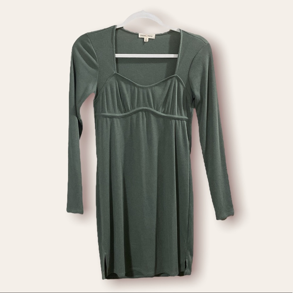 Olive Green Dress for Spring or Fall